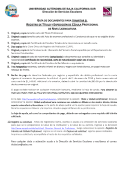 licenciatura - Universidad Aut&oacute;noma de Baja California Sur