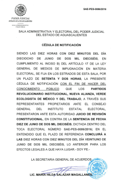 &yuml;&thorn;2 0 1 6 - 0 6 - 1 8 ( 1 ) - Poder Judicial de Estado de Aguascalientes
