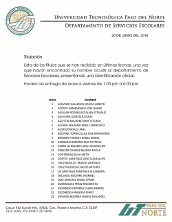 20 DE JUNIO DEL 2016