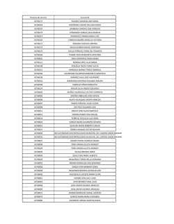 Numero de servicio Suscnomb 42768273 RAMIREZ MOREIRA ANA
