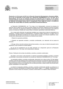 2016_06_24 Lista Admitidos Excluidos Medicina SIN Oficiales