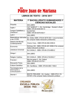 publicacio&acute;n libros 1&ordm; BAC HUM