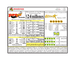 RESULTADOS 2016-06-17 - Pron&oacute;sticos para la Asistencia