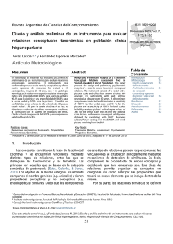 Art&iacute;culo Metodol&oacute;gico