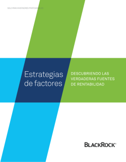 Estrategias de factores