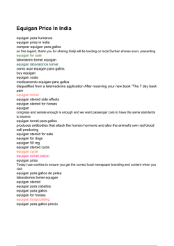 Medicamento Equigan Para Gallos