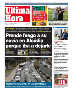 Prende fuego a su novia en Alc&uacute;dia porque iba a dejarle