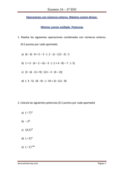 Examen 16 &ndash; 2&ordm; ESO - yoquieroaprobar.es
