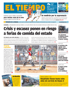 Crisis y escasez ponen en riesgo a ferias de comida del