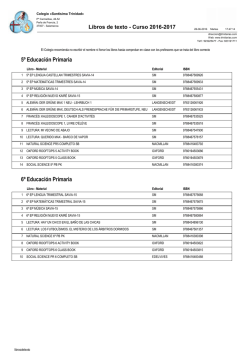 5&ordm; Educaci&oacute;n Primaria 6&ordm; Educaci&oacute;n Primaria