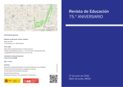 Programa de la jornada - Ministerio de Educaci&oacute;n, Cultura y Deporte