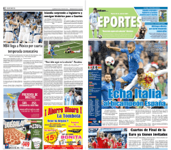 Cuartos de Final de la Euro ya tienen invitados