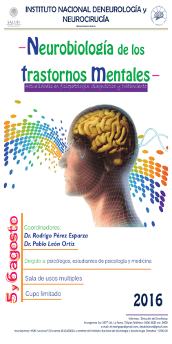 Neurobiolog&iacute;a de los trastornos mentales