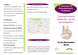 &ldquo;Viviendo hasta el &uacute;ltimo d&iacute;a con los mas peque&ntilde;os&rdquo;