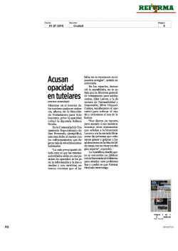 Acusan opacidad en tutelares