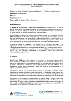 Ver Programa - Nuestra Escuela