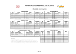 programacion liga de futbol del atl&aacute;ntico
