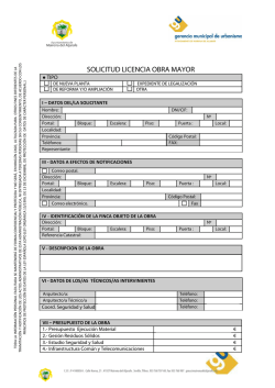 Licencia obra mayor - Mairena del Aljarafe
