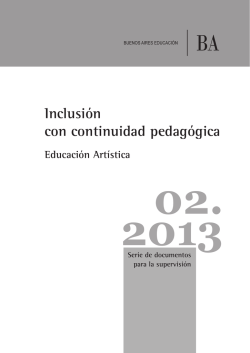 Inclusi&oacute;n con continuidad pedag&oacute;gica