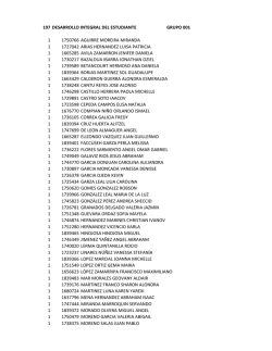 Lista Arquitectura GRUPO 001