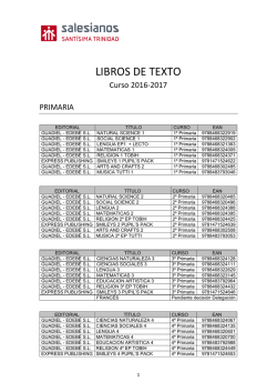 libros de texto - Salesianos Trinidad