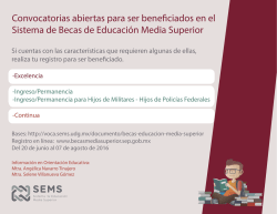 Becas Sistema de Educaci&oacute;n Media Superior