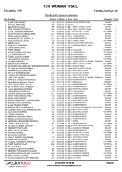 10k woman trail - Evasion Running