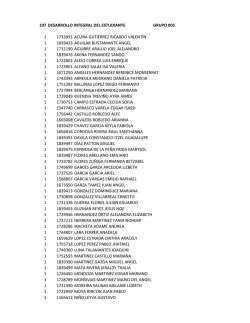 Lista Arquitectura GRUPO 005