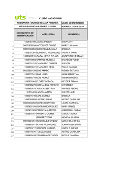 balance de masa y energ&iacute;a