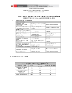 cronograma. - UGEL-06