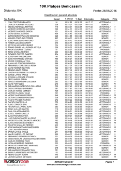 10K Platges Benicassim