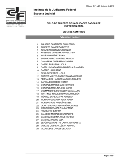 Jalisco - Instituto de la Judicatura Federal