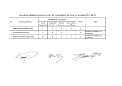 resultados plaza especialista de ciencias sociales ugel islay