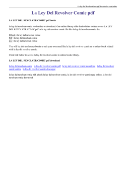 La Ley Del Revolver Comic pdf