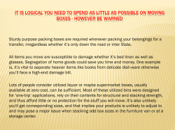 It is logical you need to spend as little as possible on moving boxes - however be warned