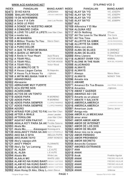 92007 ALE 92009 ALWAYS 92010 ALWAYS - ace