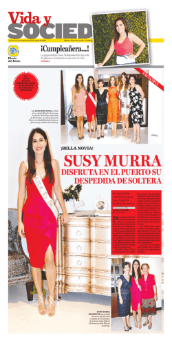 &iexcl;Cumplea&ntilde;era...! - Diario del Istmo