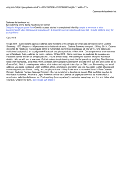 Cadenas de facebook hot