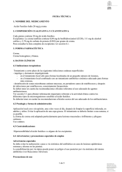 1 de 5 FICHA T&Eacute;CNICA 1. NOMBRE DEL MEDICAMENTO Acido
