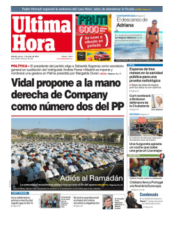 Vidal propone a la mano derecha de Company como n&uacute;mero dos