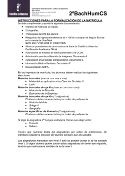 Instrucciones2bachHumanidades