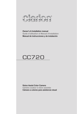 Vision Assist Color Camera Cam&eacute;ra couleur &agrave; vision