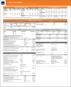 Ita&uacute; - PDF (Tasas y tarifas - Julio 2016
