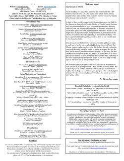 + + + Welcome home! Fr. Victor Jagerstatter