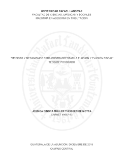 medidas y mecanismos para contrarrestar la elusi&oacute;n y evasi&oacute;n fiscal