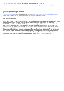 Madura busca hombre craigslist los angeles