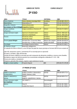 libros 2016-17 - IES "La Azucarera"