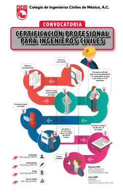 certificaci&oacute;n profesional para ingenieros civiles