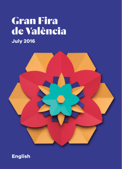 July 2016 English - Gran Fira de Val&egrave;ncia