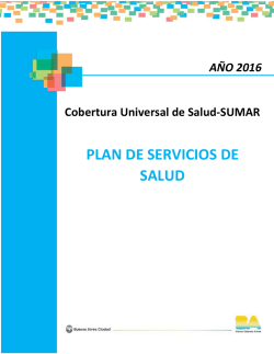 plan de servicios de salud